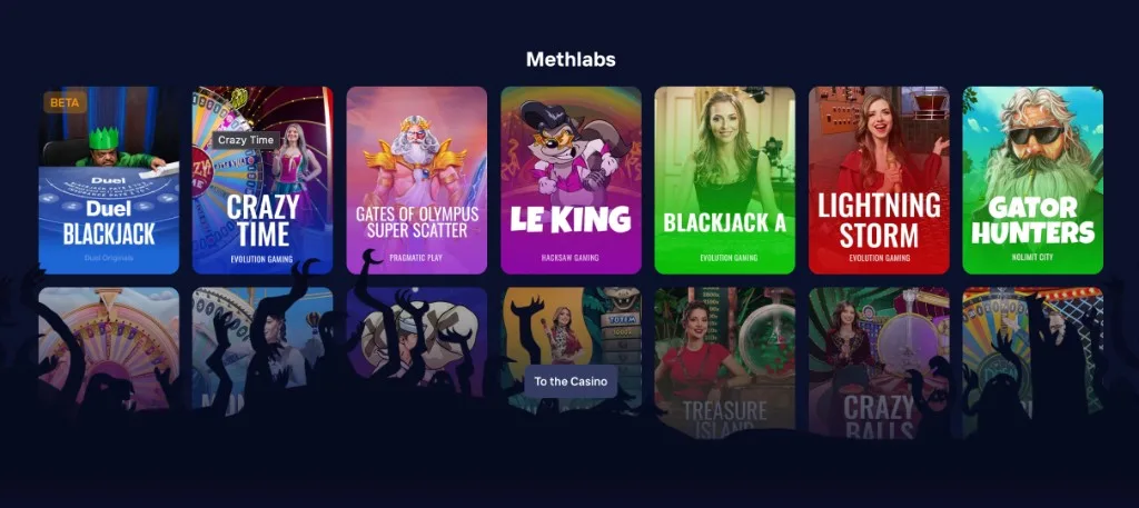 Methlabs section
