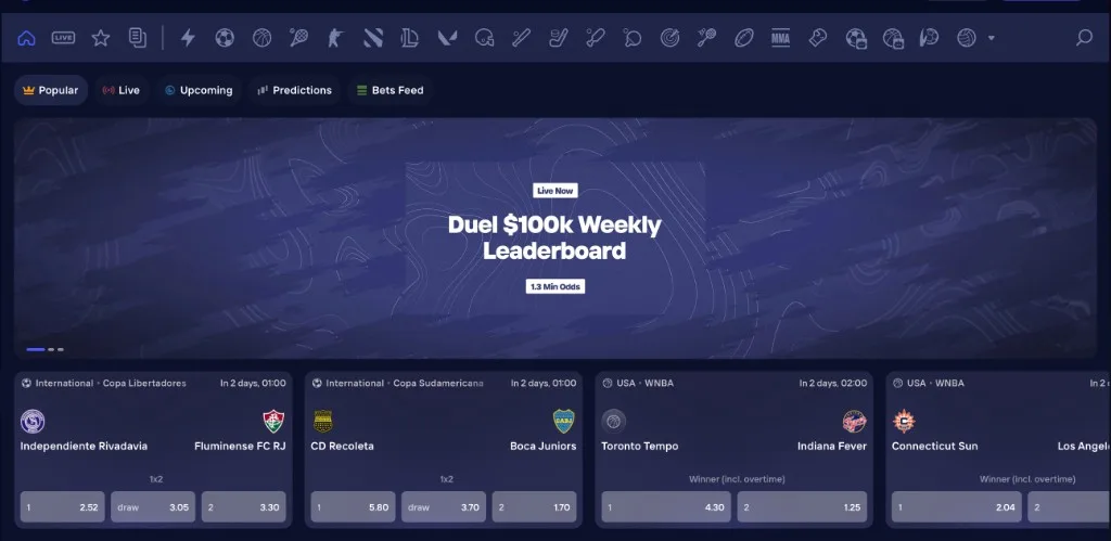 Duel sportsbook